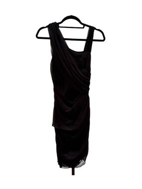 MM Couture Gothy Ruched Layered Dress